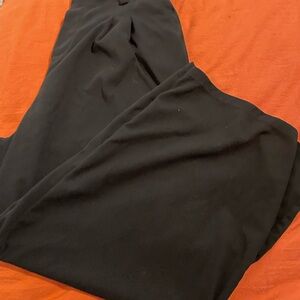 HALARA Black Elastic Waist Pants